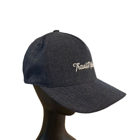 Travis Mathew Hat Cap Gray 110 Flexfit Tech Snapback Golf Embroidered Logo - Picture 6 of 8